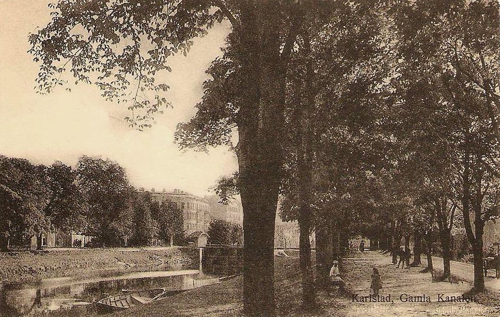 Karlstad Gamla Kanalen 1917