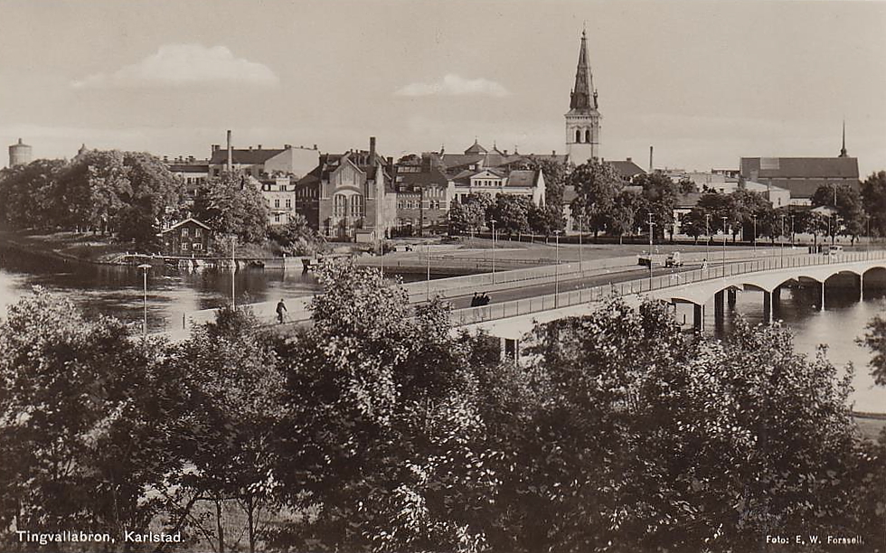 Karlstad, Tingvallabron 1935