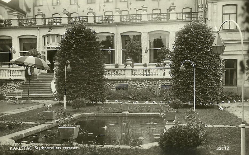 Karlstad, Stadshotellets Terasser 1948