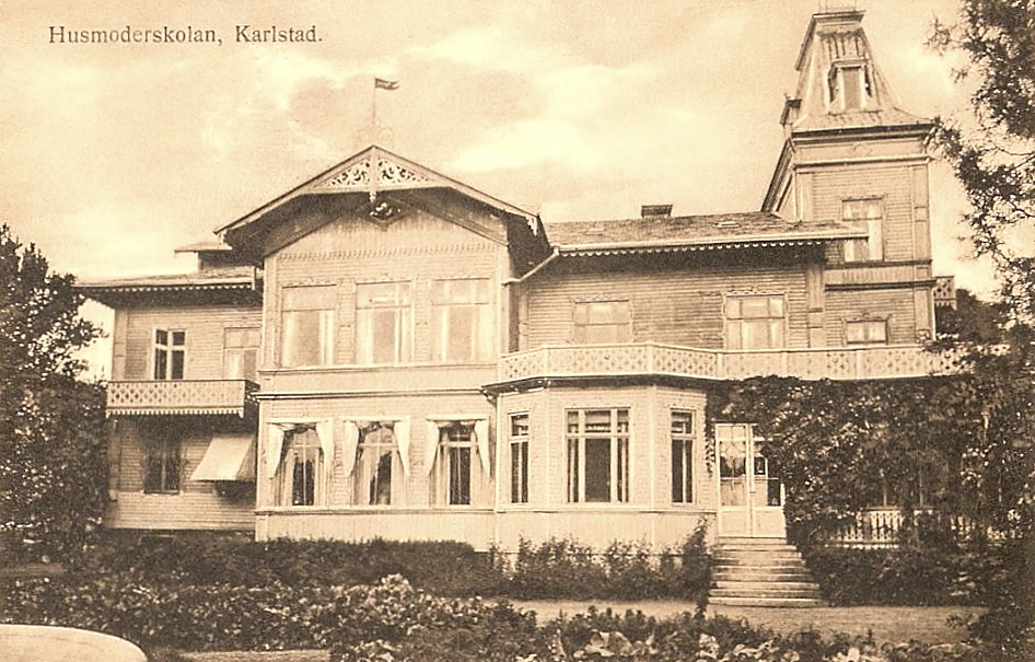 Karlstad, Husmoderskolan 1918