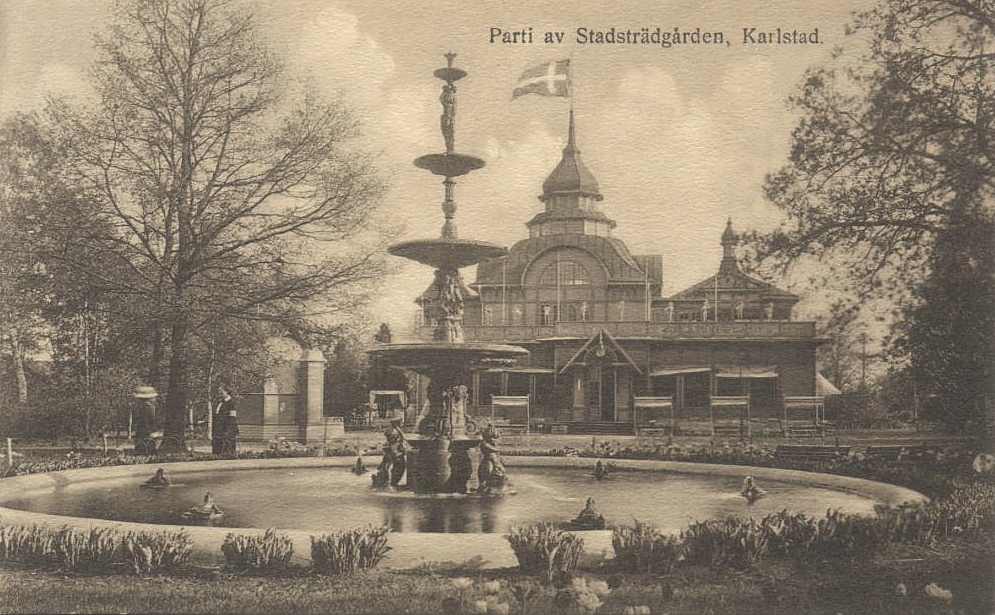 Parti av Stadsträdgården, Karlstad