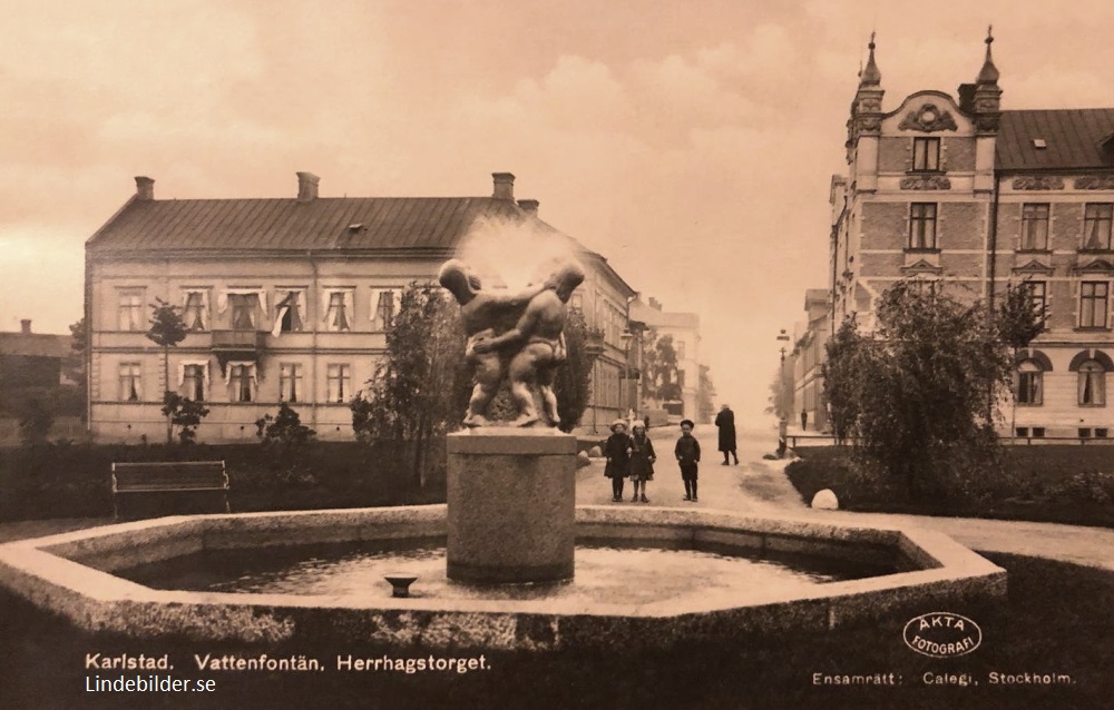 Karlstad, Vattenfontän, Herrhagstorget