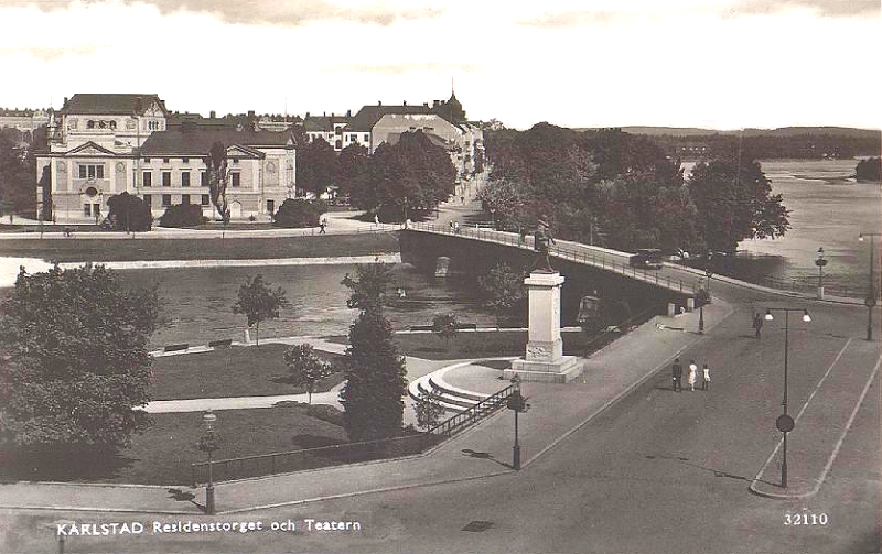 Karlstad, Residenstorget och Teatern