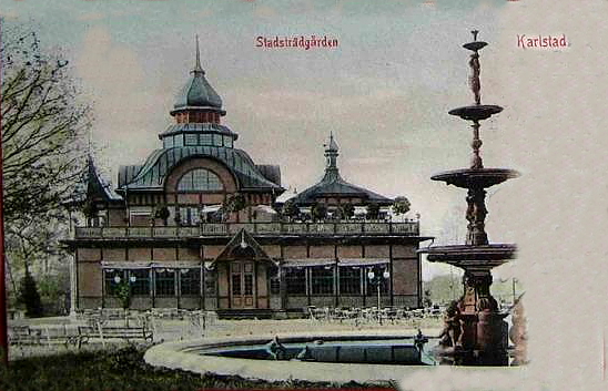 Karlstad, Stadsträdgården 1903