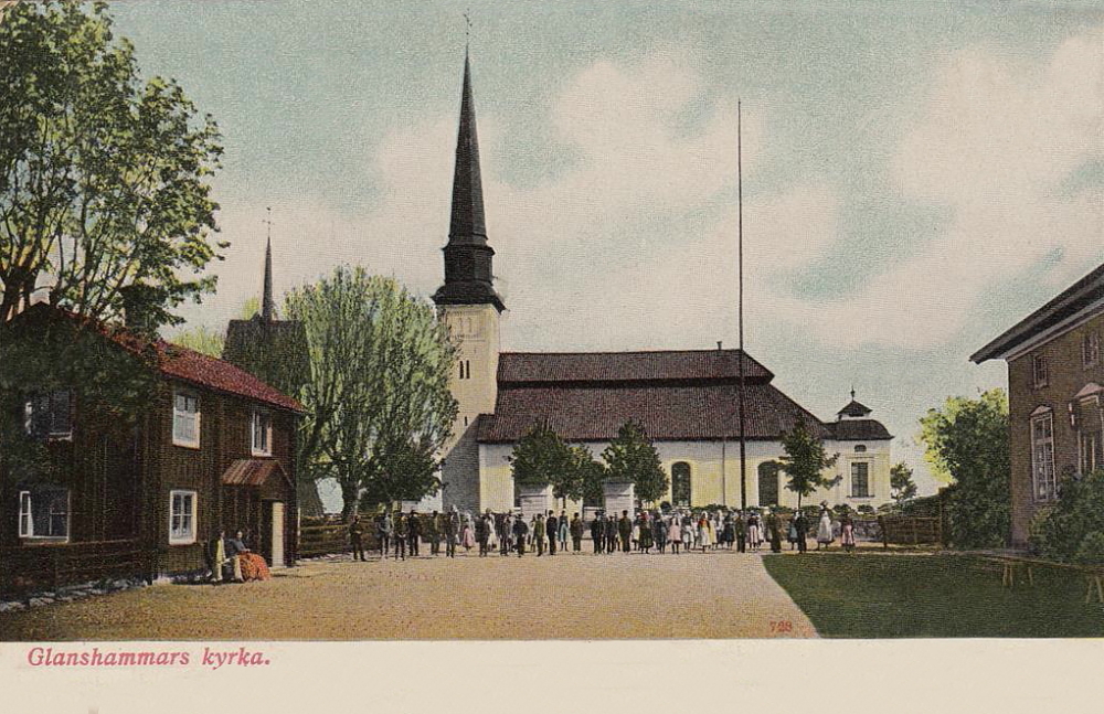 Glanshammars Kyrka 1917