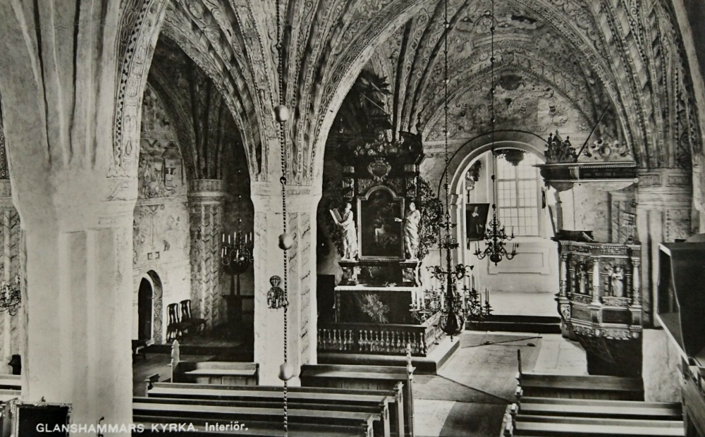 Örebro, Glanshammars Kyrka, Interiör