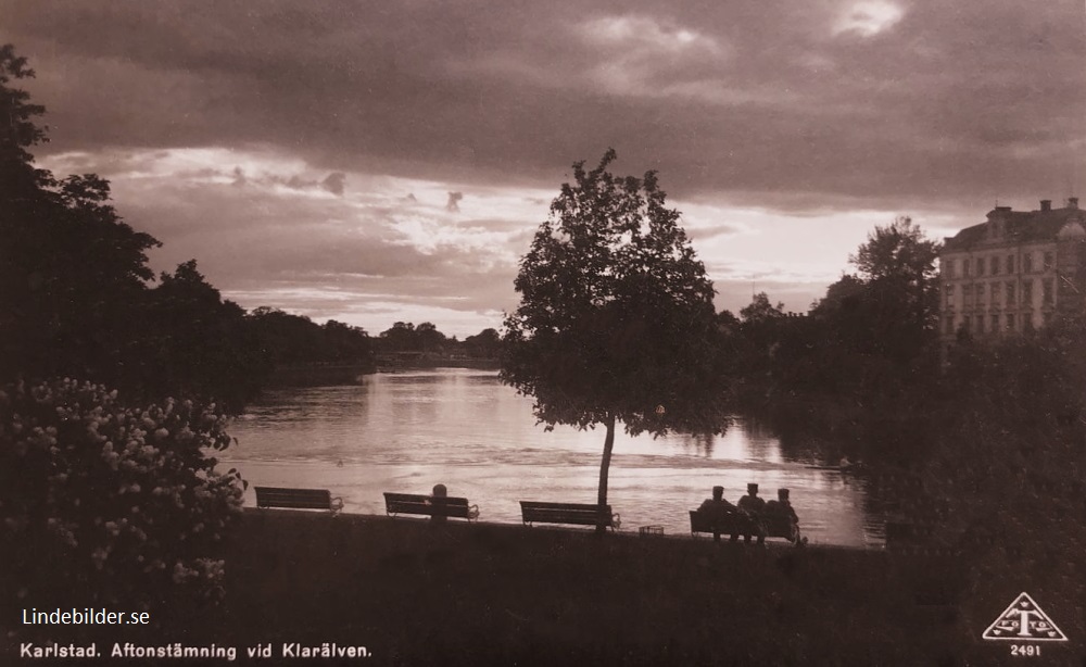 Karlstad, Aftonstämning vid Klarälven