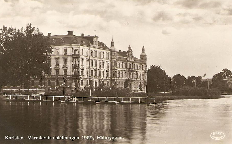 Karlstad, Värmlandsutställningen 1929, Båtbryggan