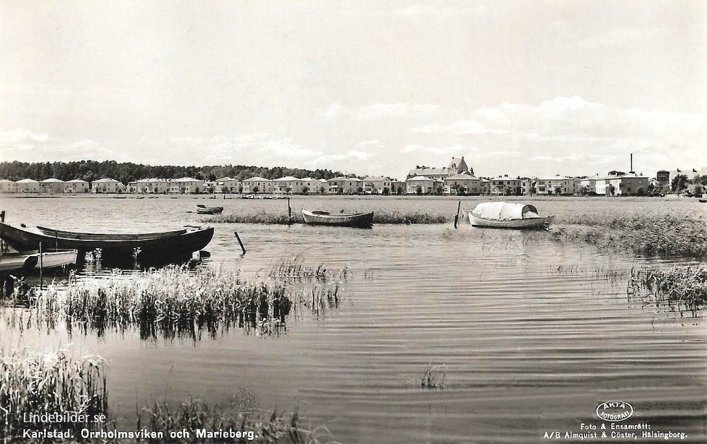 Karlstad, Orrholmsviken och Marieberg