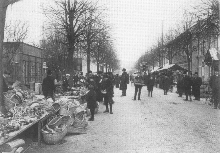 Örebro Kungsgatan Hindermässan 1914