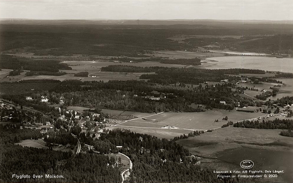 Karlstad, Flygfoto över Molkom