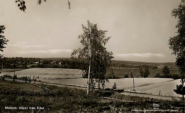 Karlstad, Molkom, Utsikt från Edet 1955