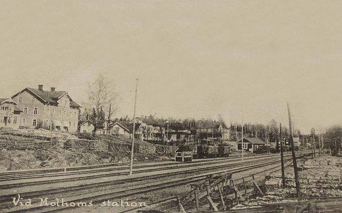 Karlstad, Via Molkoms Station 1926