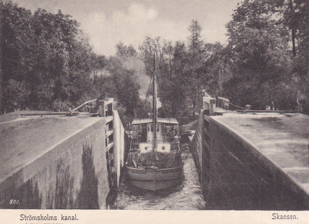 Hallstahammar, Strömsholms Kanal, Skansen