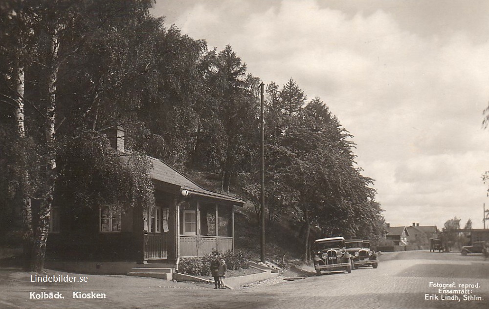 Hallstahammar. Kolbäck, Kiosken 1936