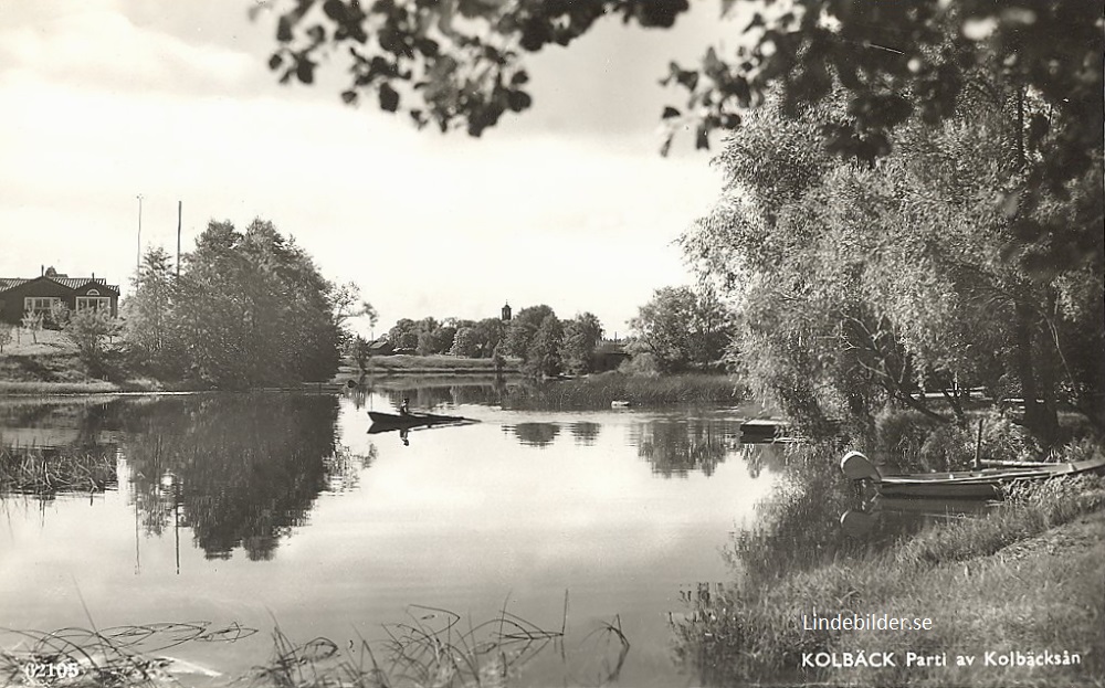 KOLBÄCK, Parti av Kolbäcksån 1967