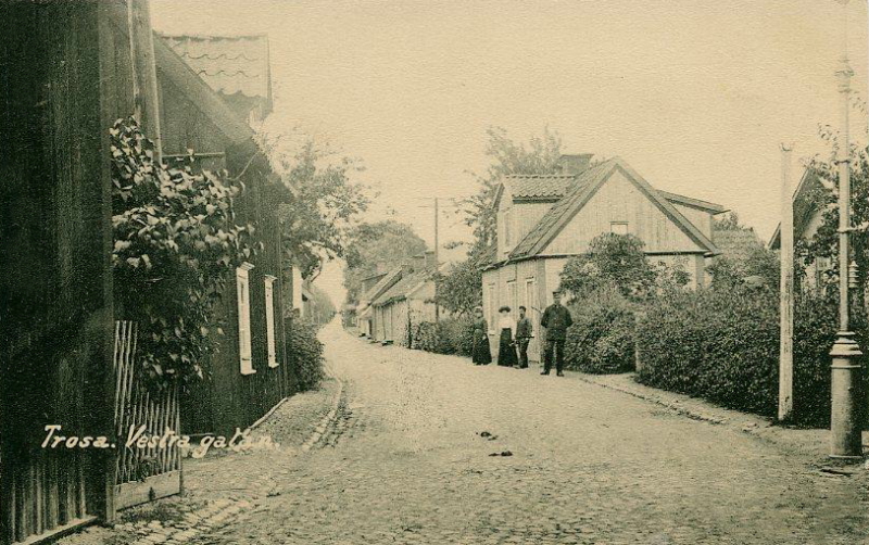 Trosa, Vestra gatan 1910