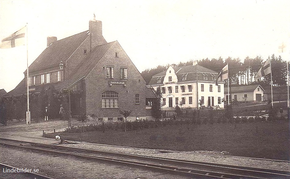 Trosa. Vagnhärad, Järnvägsstationen