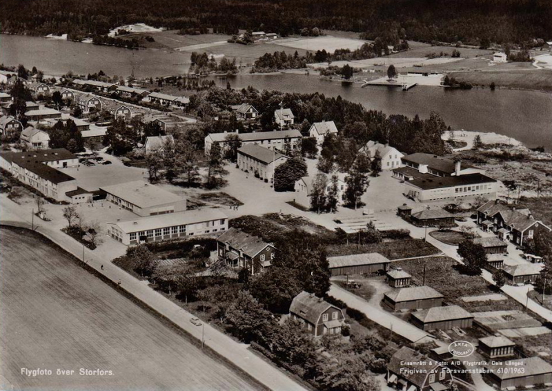 Flygfoto över Storfors 1963