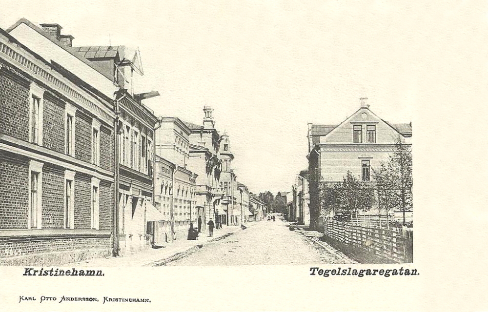 Kristinehamn Tegelslagaregatan  1903