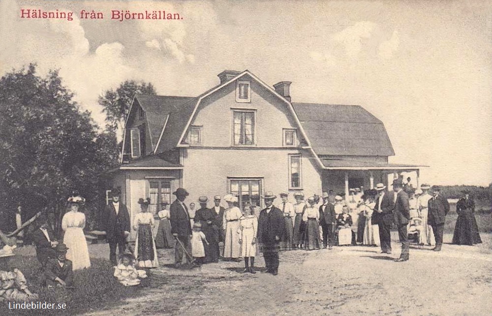 Hälsning från Björnkällan 1910