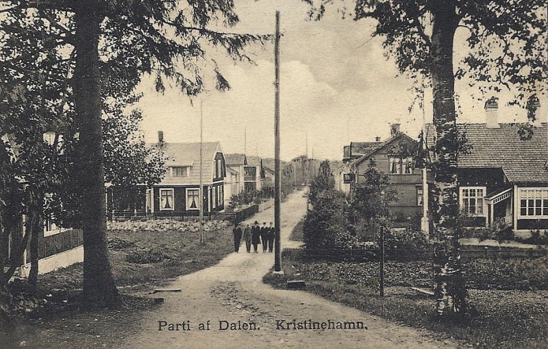 Kistinehamn, Parti af Dalen