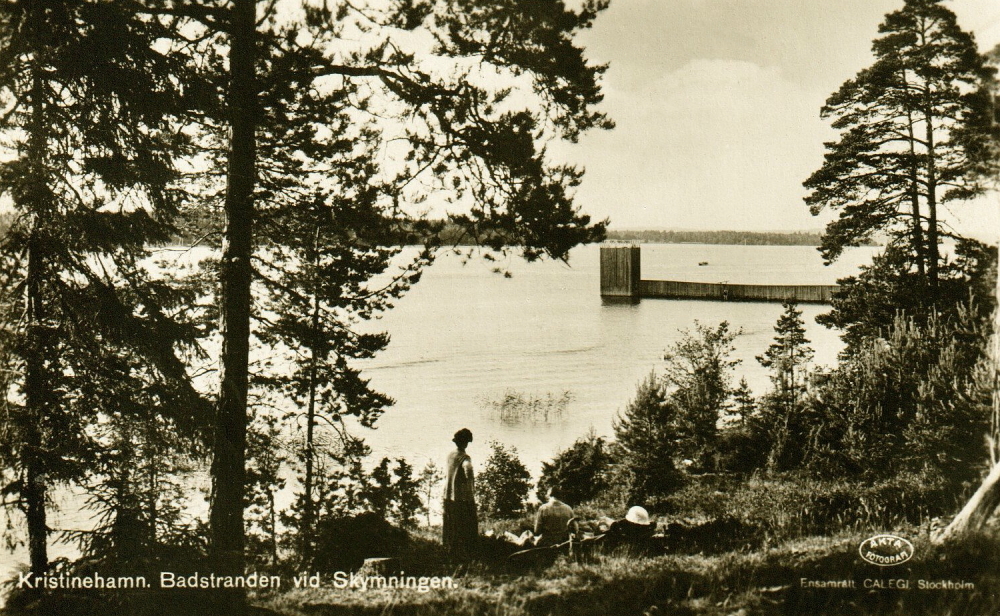 Kristinehamn, Badstranden vid Skymningen