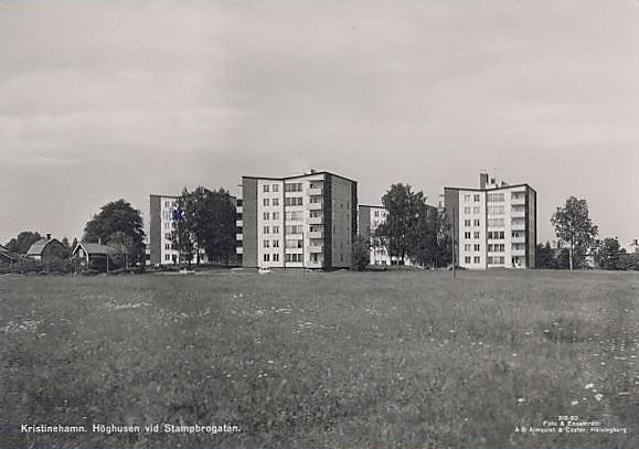 Kristinehamn, Höghusen vid Stampgrogatan