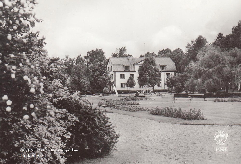 Kristinehamn Järnvägsparken 1958