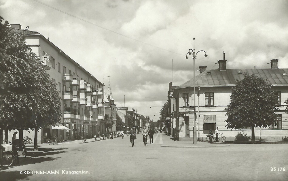 Kristinehamn Kungsgatan 1950