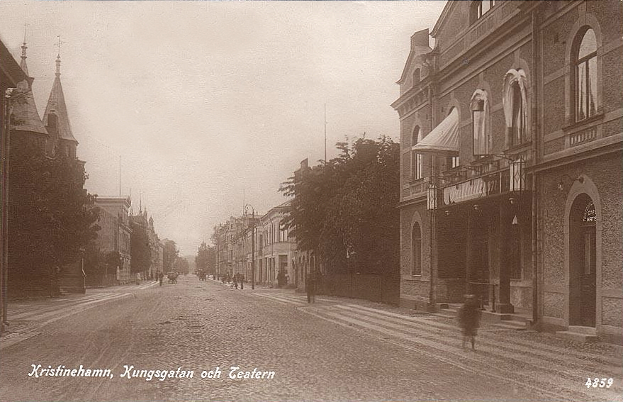 Kristinehamn, Kungsgatan och Teatern