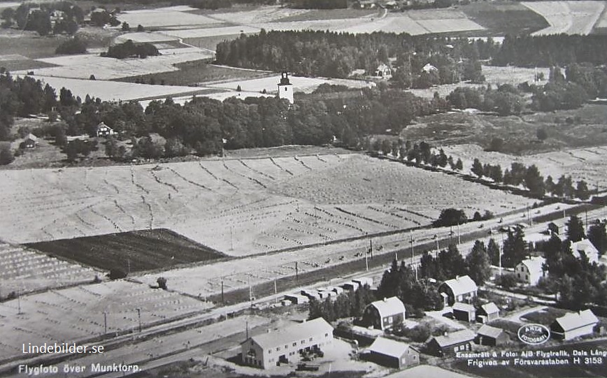 Köping, Flygfoto över Munktorp