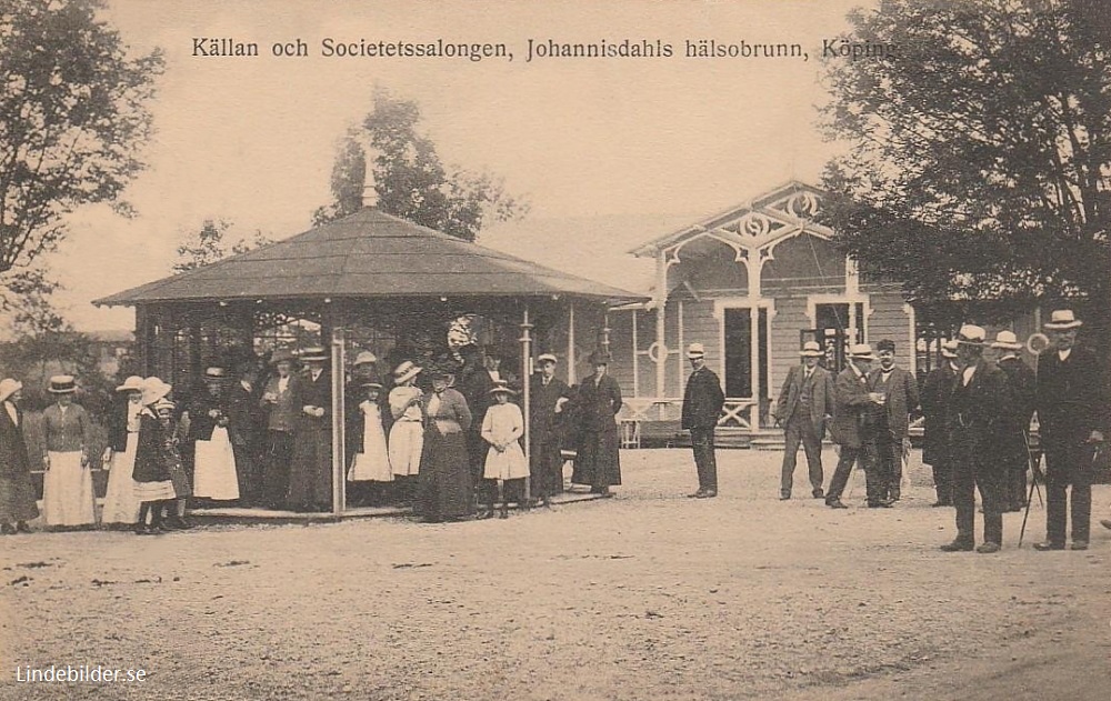 Källan och Societetssalongen, Johannisdahls Hälsobrunn,  Köping