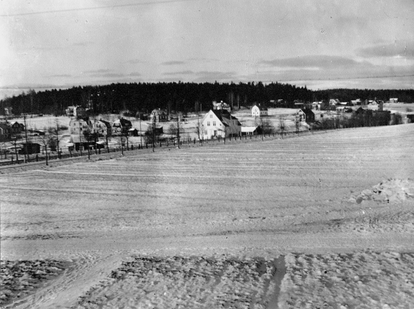 Lindesberg, Vy mot Skinnarbacken 1926