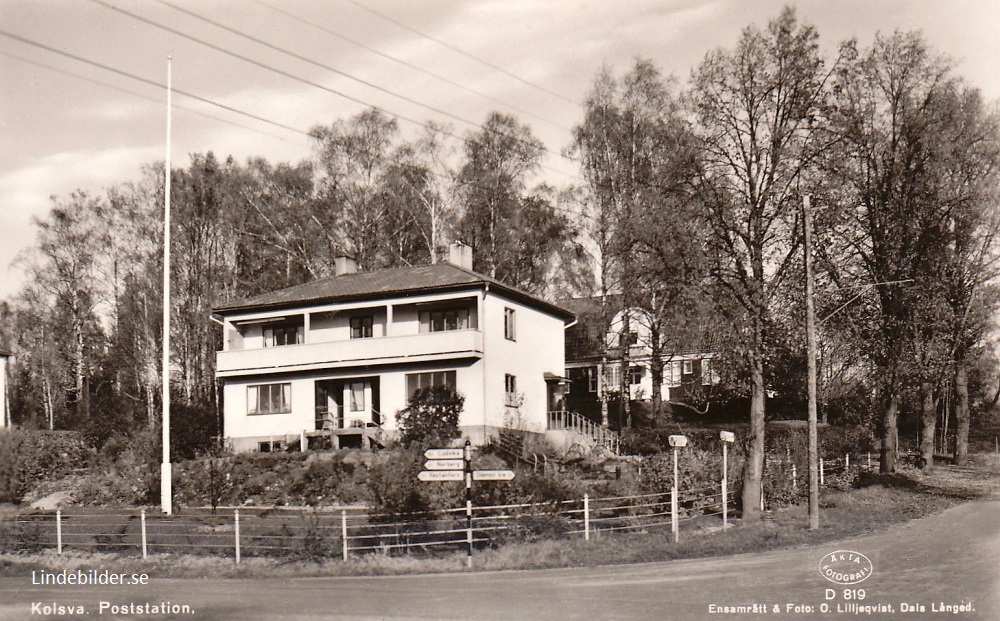 Köping, Kolsva. Poststation