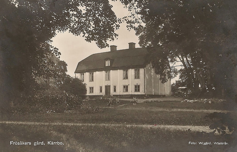 Skinnskatteberg, Frösåkers Gård, Kärrbo 1930