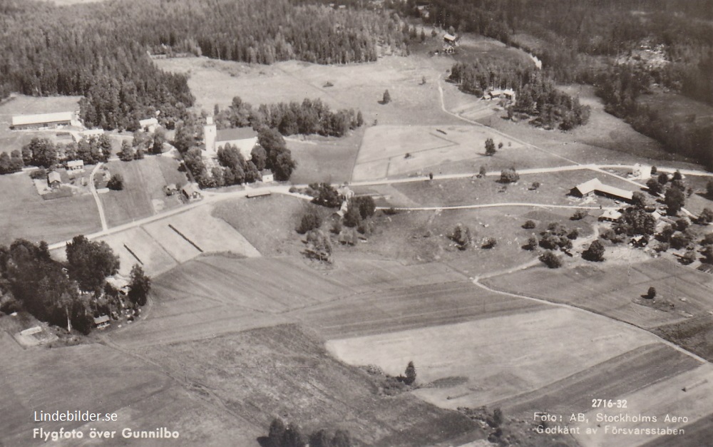 Skinnskatteberg, Flygfoto över Gunnilbo