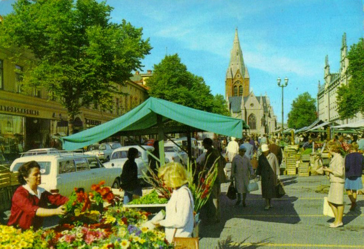 Örebro Stortorget Torghandel