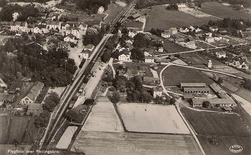 Flygfoto över Fellingsbro 1023