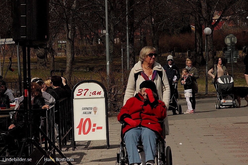 Åskådare på Första Maj