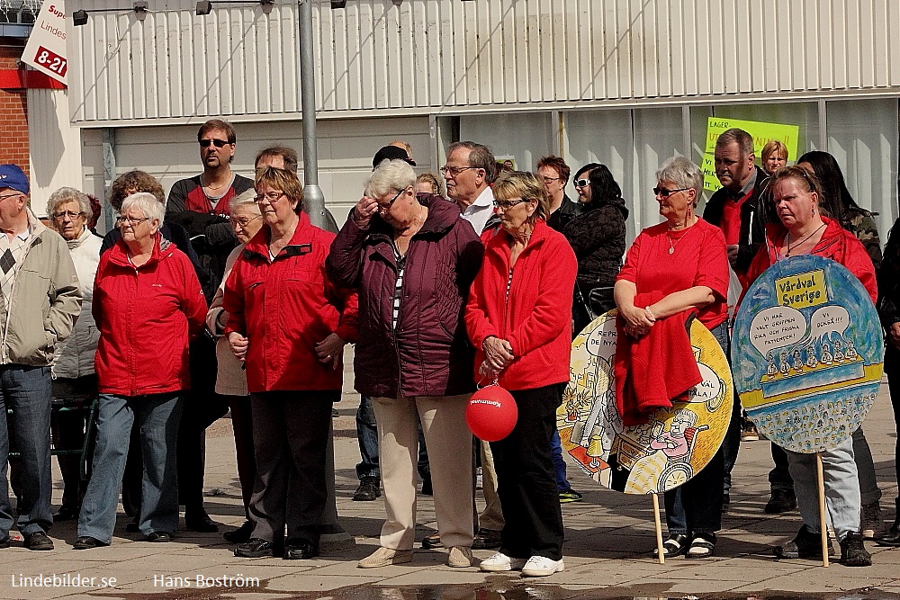 Åskådare på Första Maj