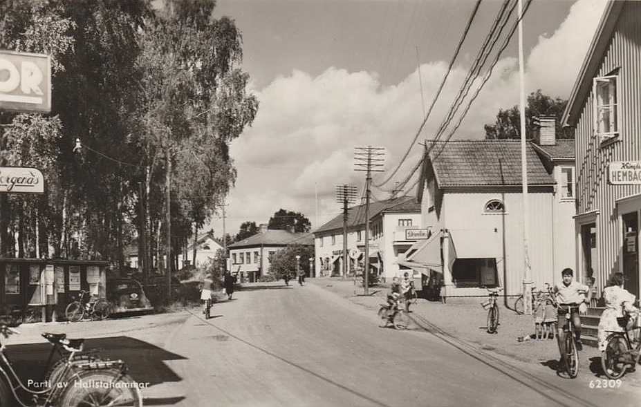 Parti av Hallstahammar 1947