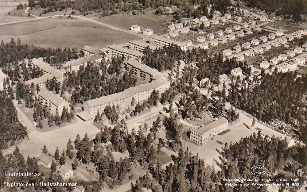 Flygfoto över Hallstahammar