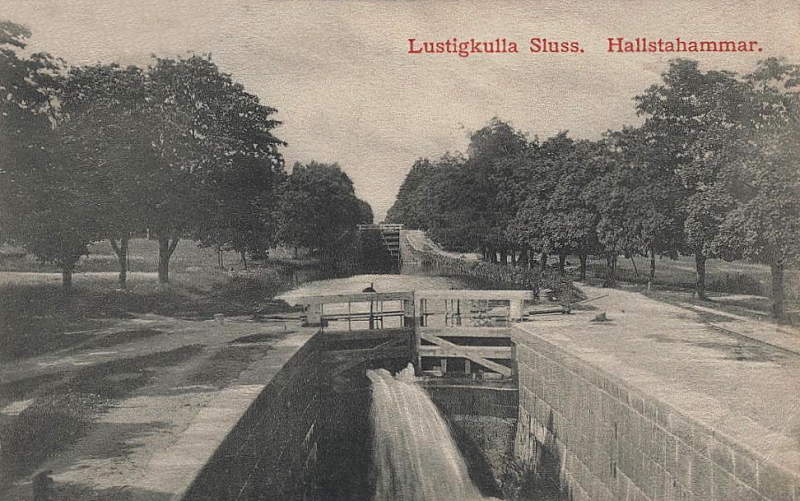 Hallstahammar, Lustigkulla Sluss 1910