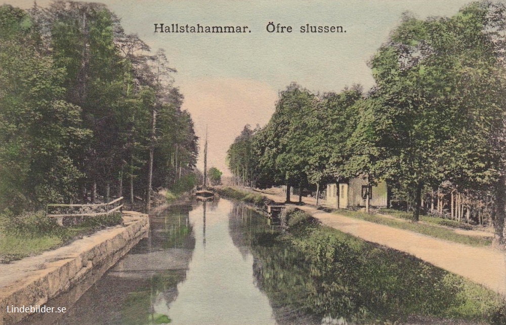 Hallstahammar. Öfre slussen