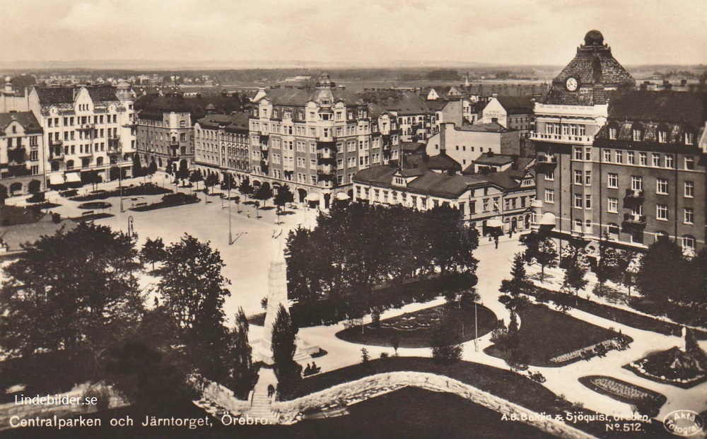 Centralparken och Järntorget, Örebro