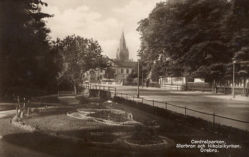 Örebro, Centralparken och Nikolaikyrkan