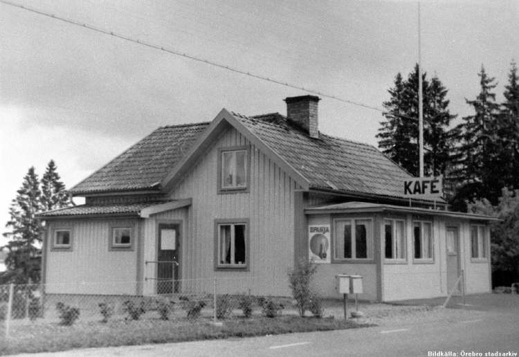 Hallsberg, Sickels Cafe i Sköllersta 1960