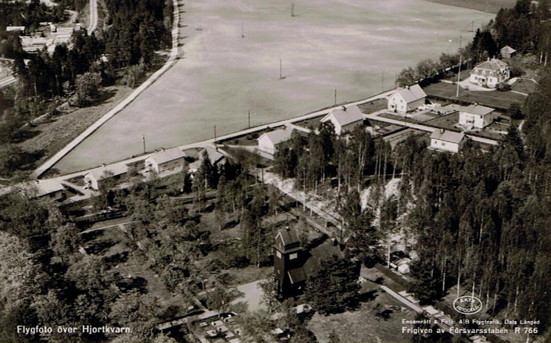 Hallsberg, Flygfoto över Hjortkvarn