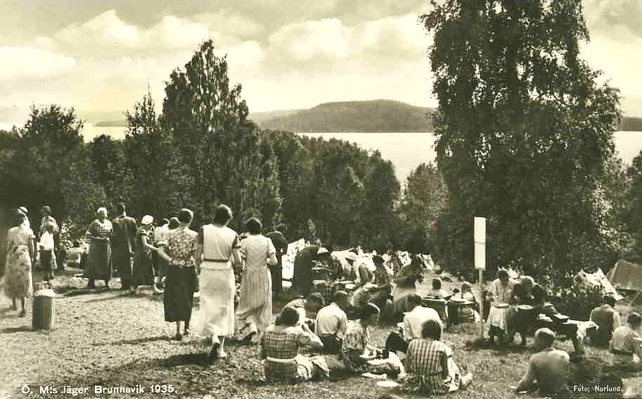 Ludvika, O M:S Läger Brunnsvik 1935